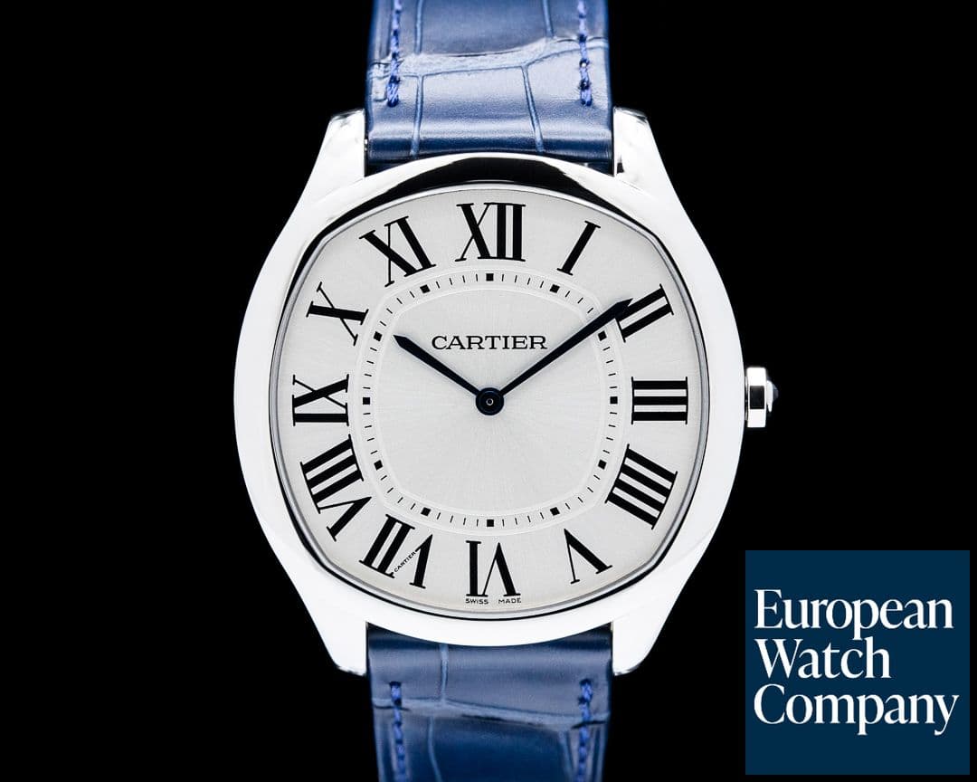 Image of Cartier WSNM0011 Drive de Cartier Extra Flat SS Silver Dial