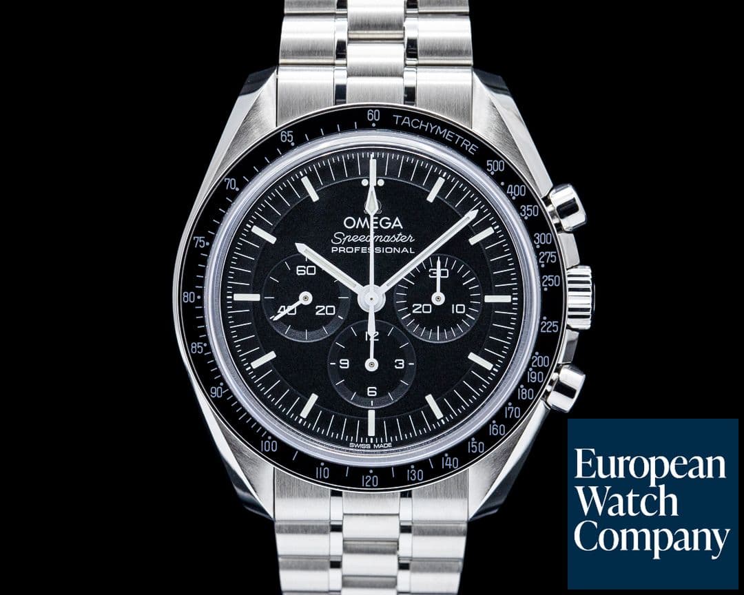 Image of Omega Speedmaster Professional Moonwatch SS Black Dial