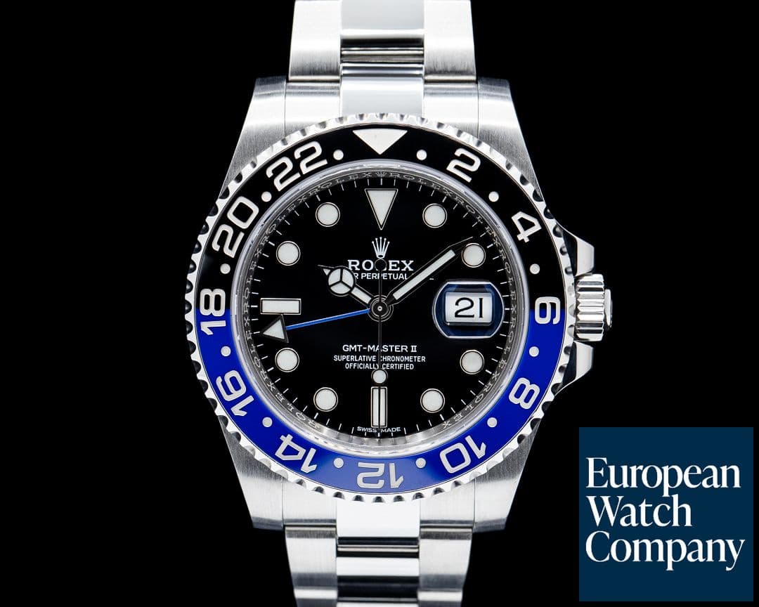 Image of Rolex 116710BLNR GMT-Master II SS Black Dial