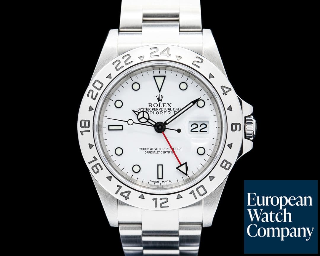 Image of Rolex 16570 Explorer II SS White Dial Circa. 2005