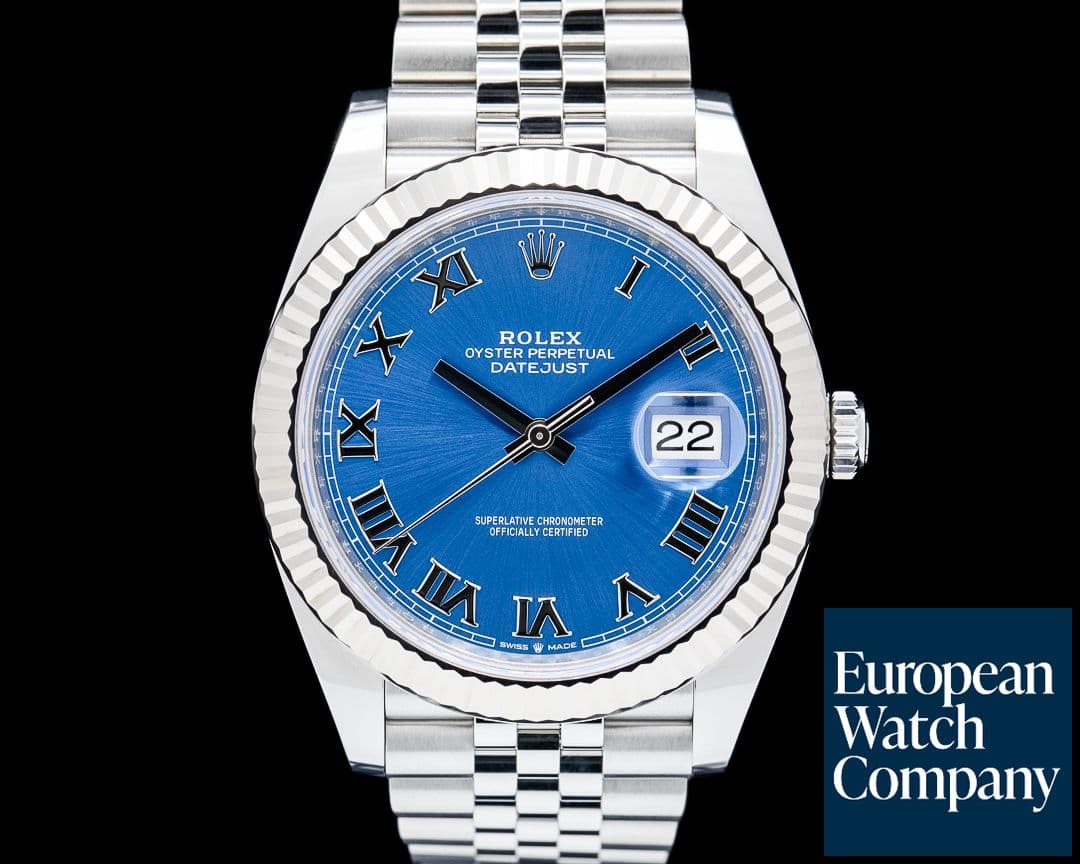 Image of Rolex 126334 Datejust 41 Jubilee SS Blue Roman Dial 2025
