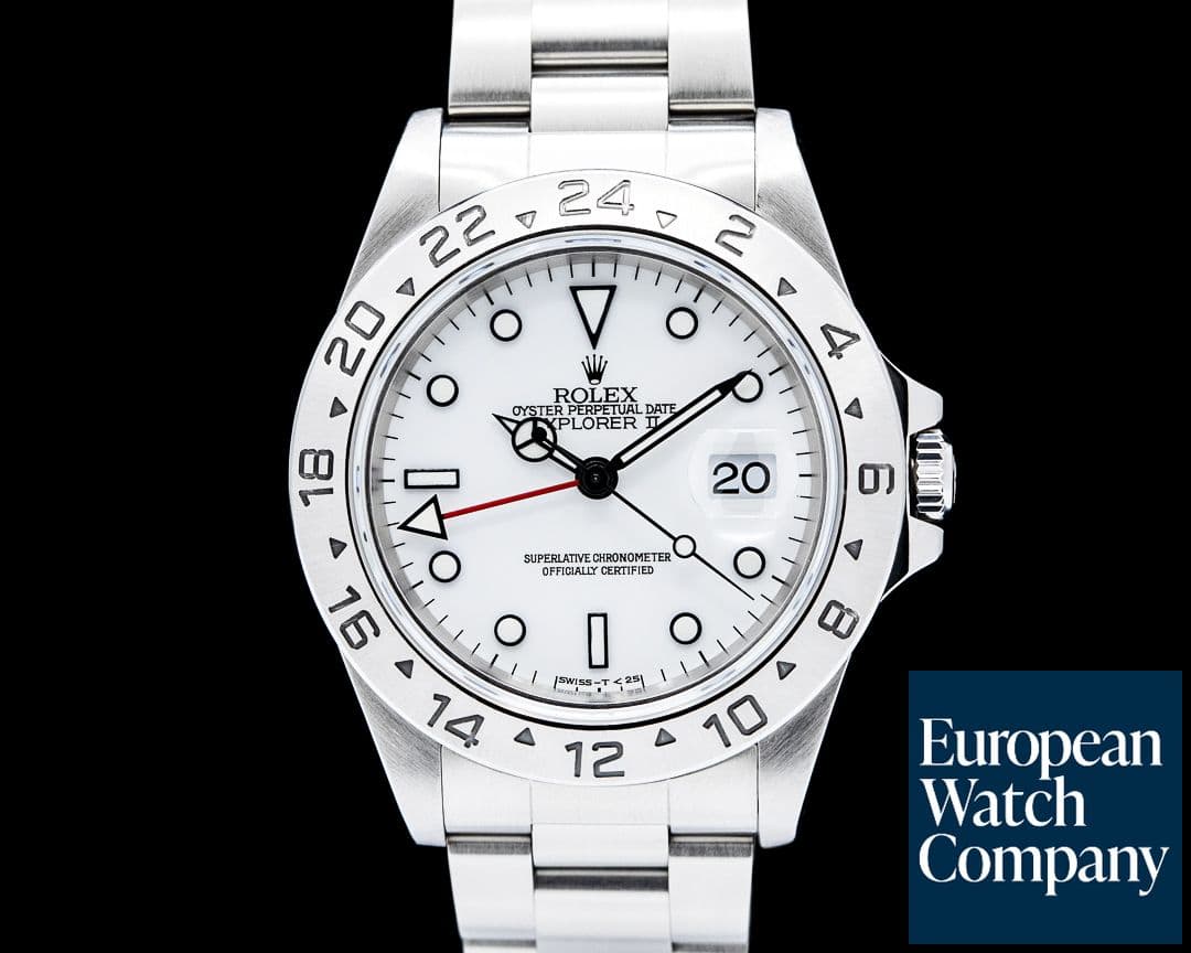 Image of Rolex 16570 Explorer II SS White Dial Circa. 1998