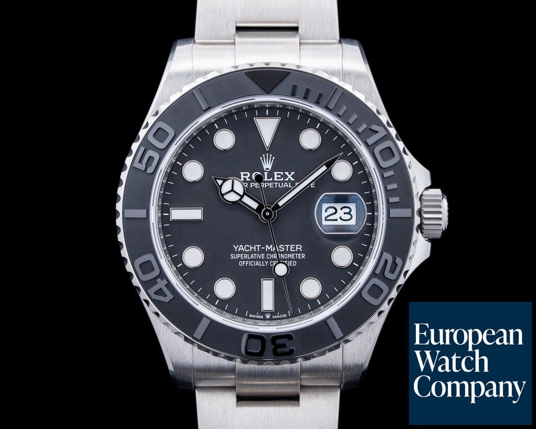 Image of Rolex 226627 Yacht-Master 42 RLX Titanium Intense Black Dial 2025