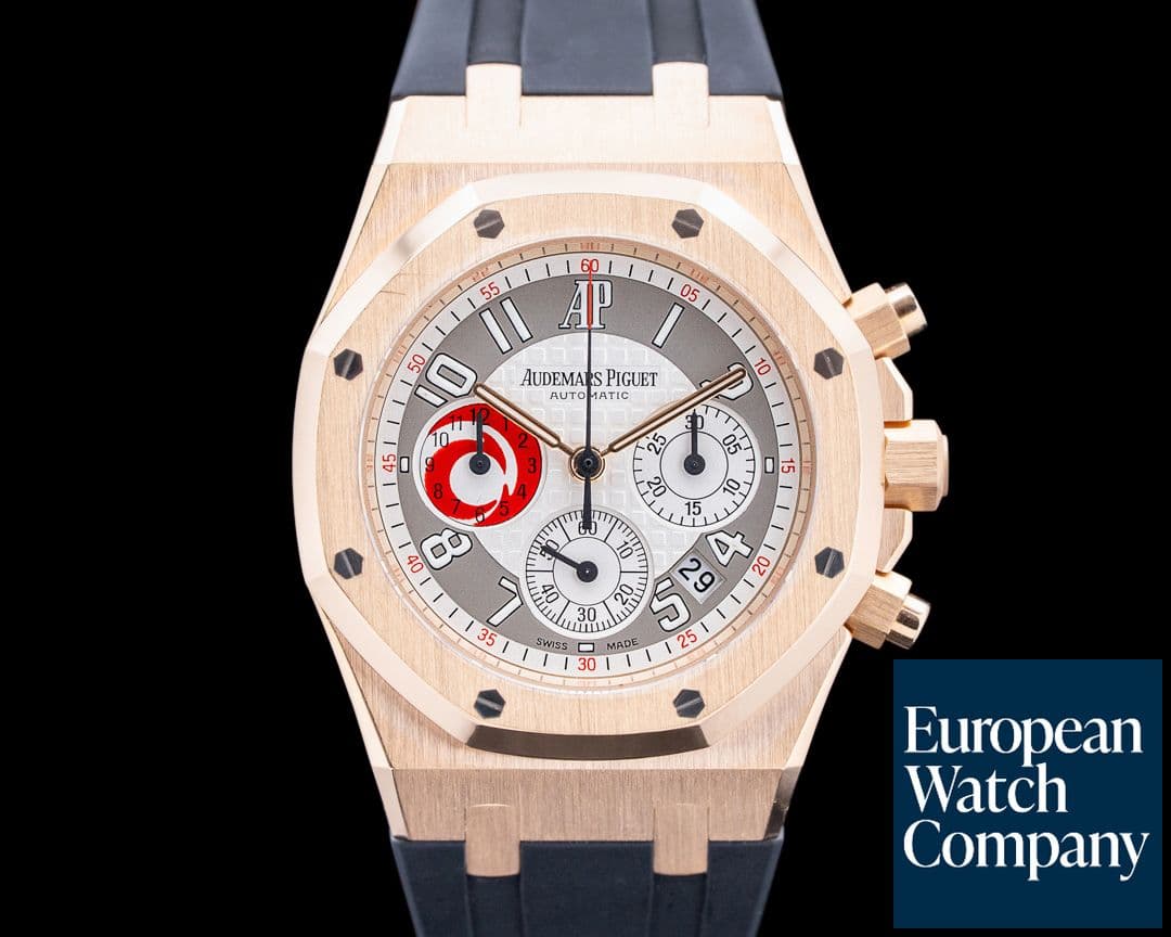 Image of Audemars Piguet 25979OR Royal Oak "City of Sails Alinghi" 18K RG Silver Dial LIMITED