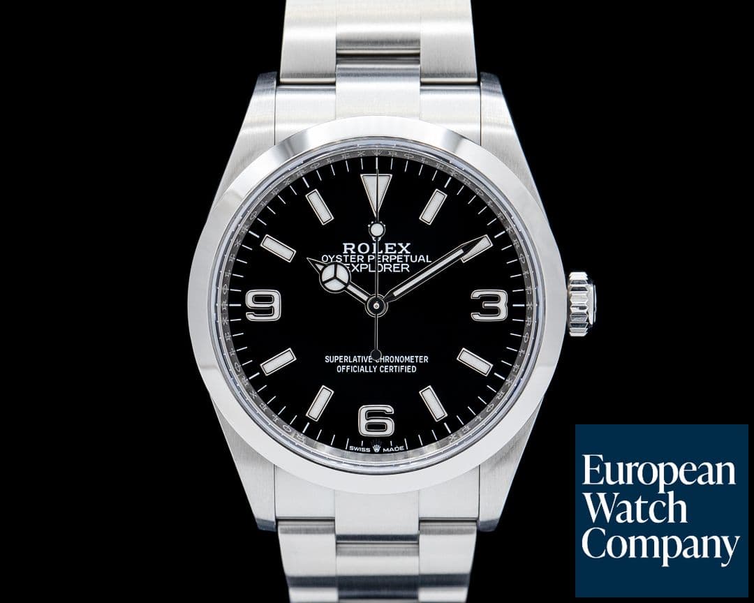 Image of Rolex 124270 Explorer 36MM SS Black Dial