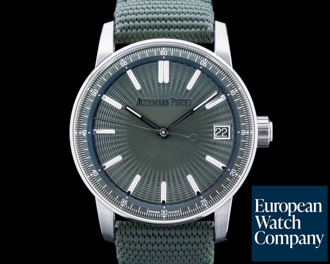 Image of Audemars Piguet 15210ST Code 11.59 SS Green Dial