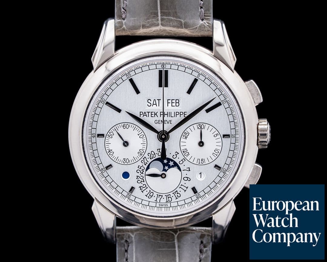 Image of Patek Philippe 5270G Perpetual Calendar Chronograph 18K White Gold Silver Dial
