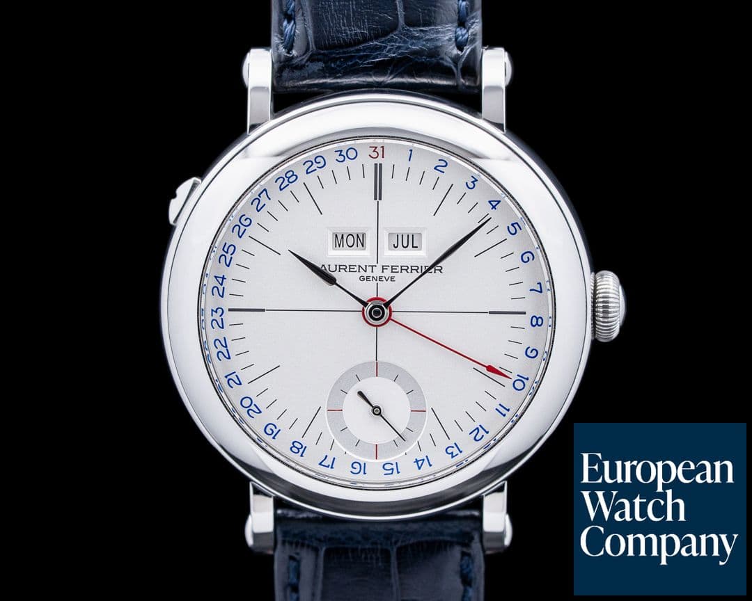 Image of Laurent Ferrier LCF025 Galet Annual Calendar SS Silver Dial