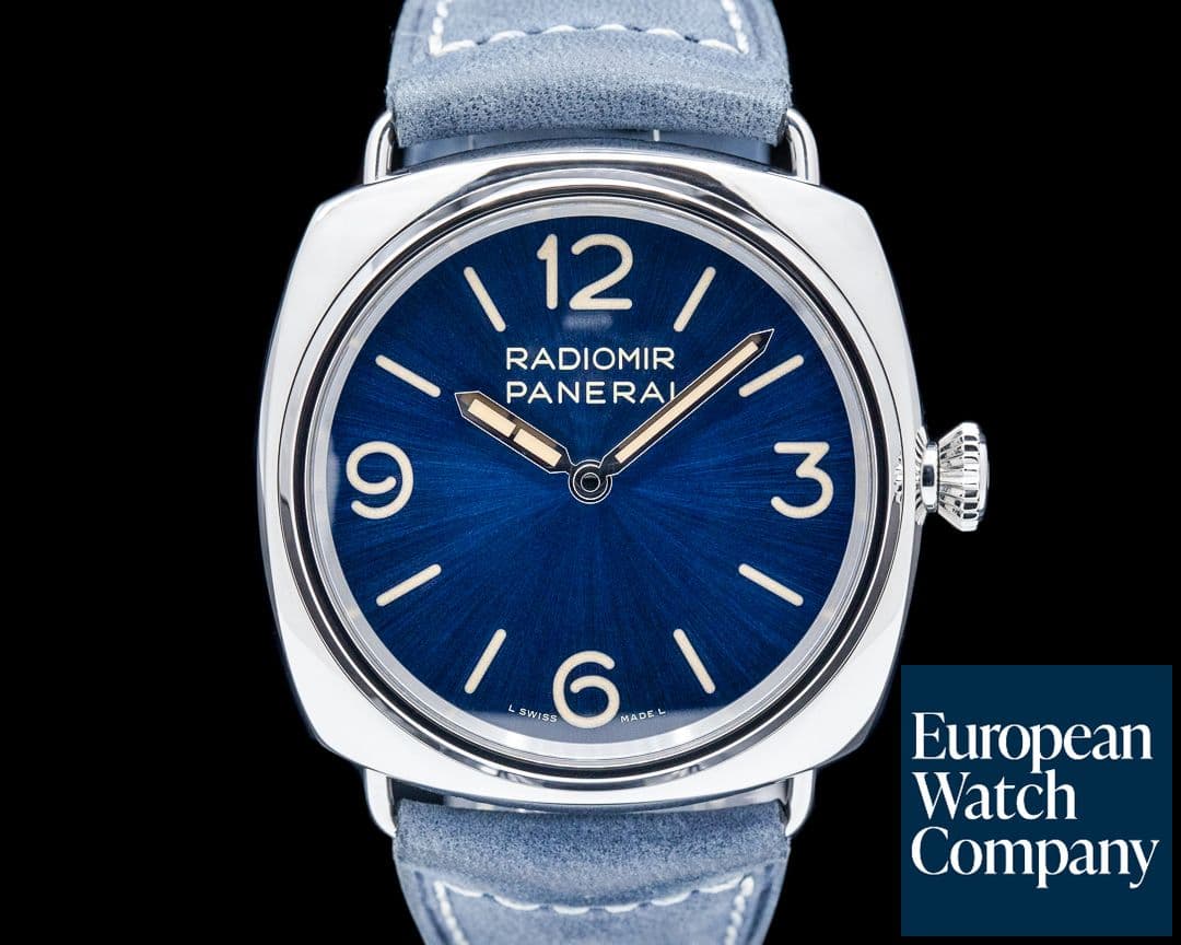 Image of Panerai PAM01383 Radiomir Officine SS Blue Dial