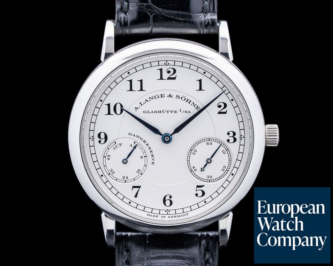 Image of A. Lange and Sohne 221.025 1815 Up Down Platinum Silver Dial