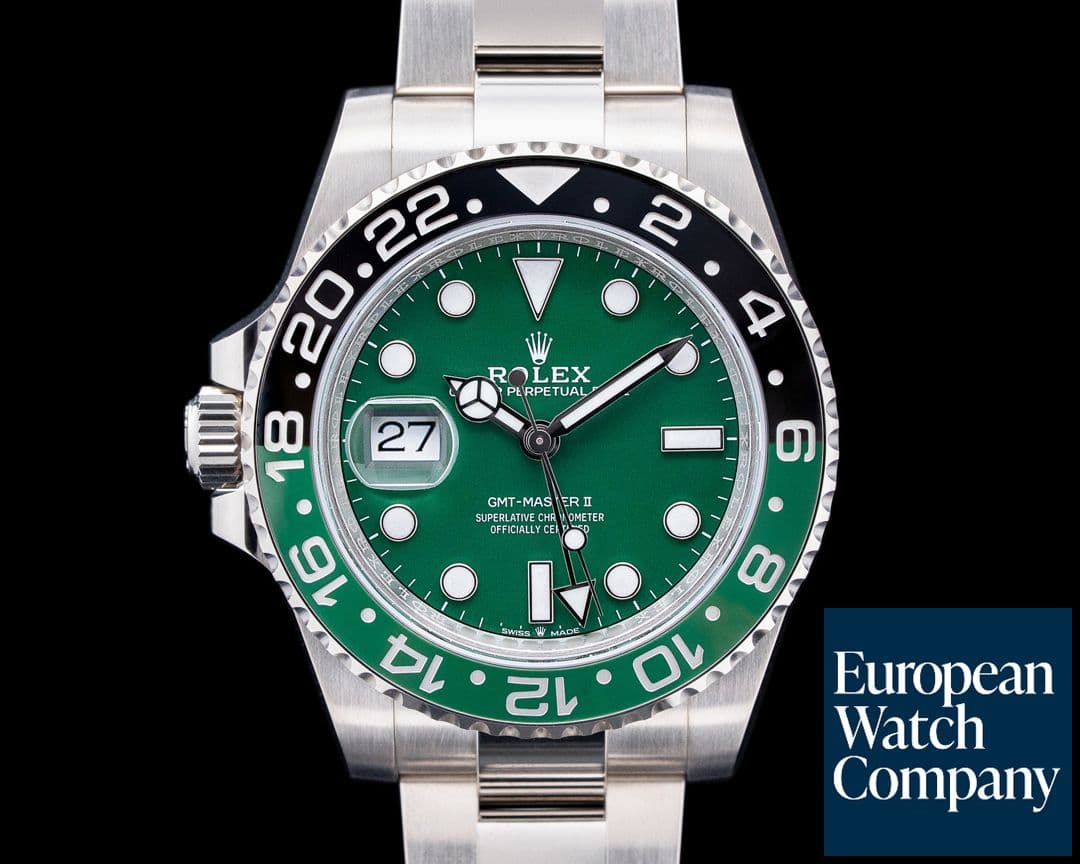 Image of Rolex GMT-Master II 18K White Gold Green Dial 2025