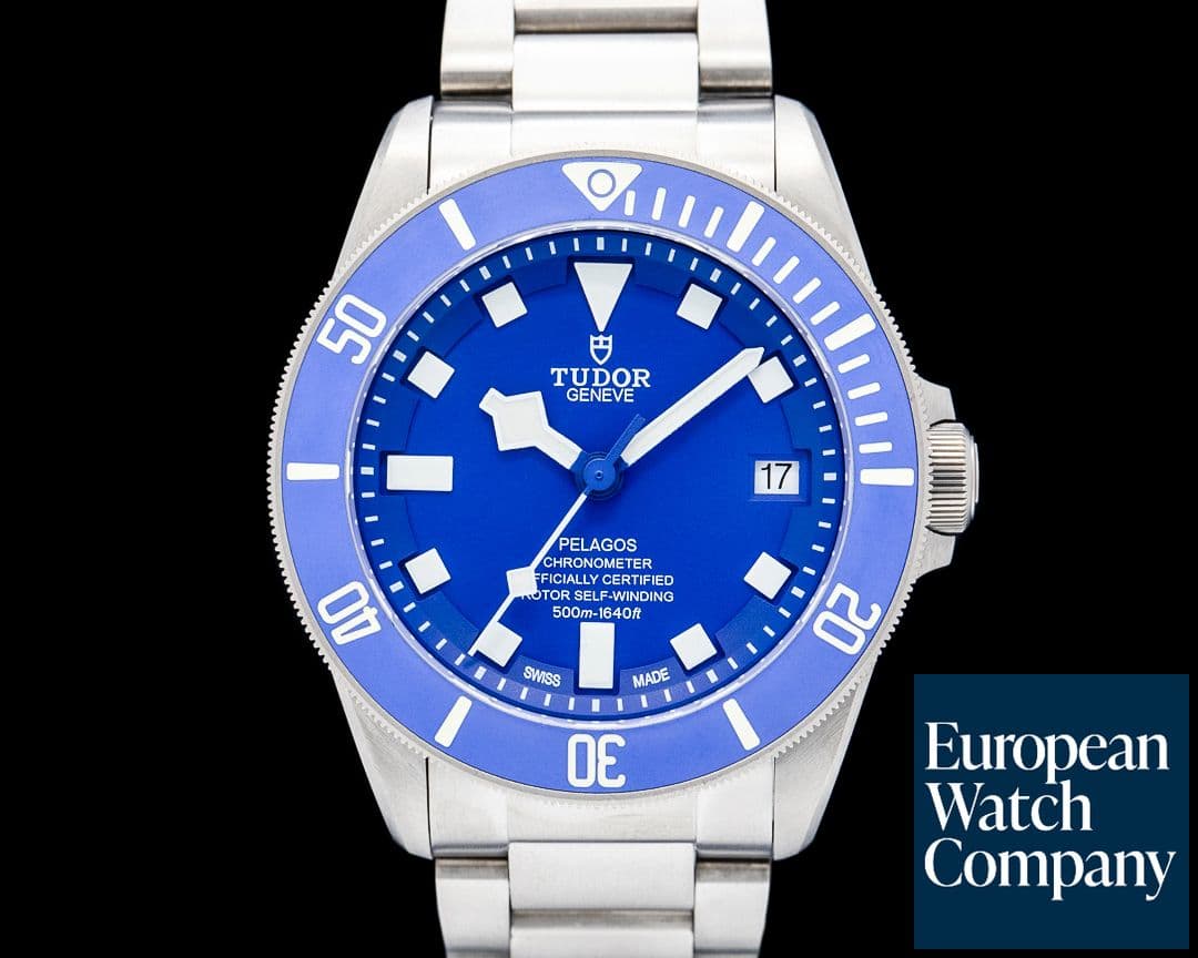 Image of Tudor 25600TB Pelagos Titanium Blue Dial