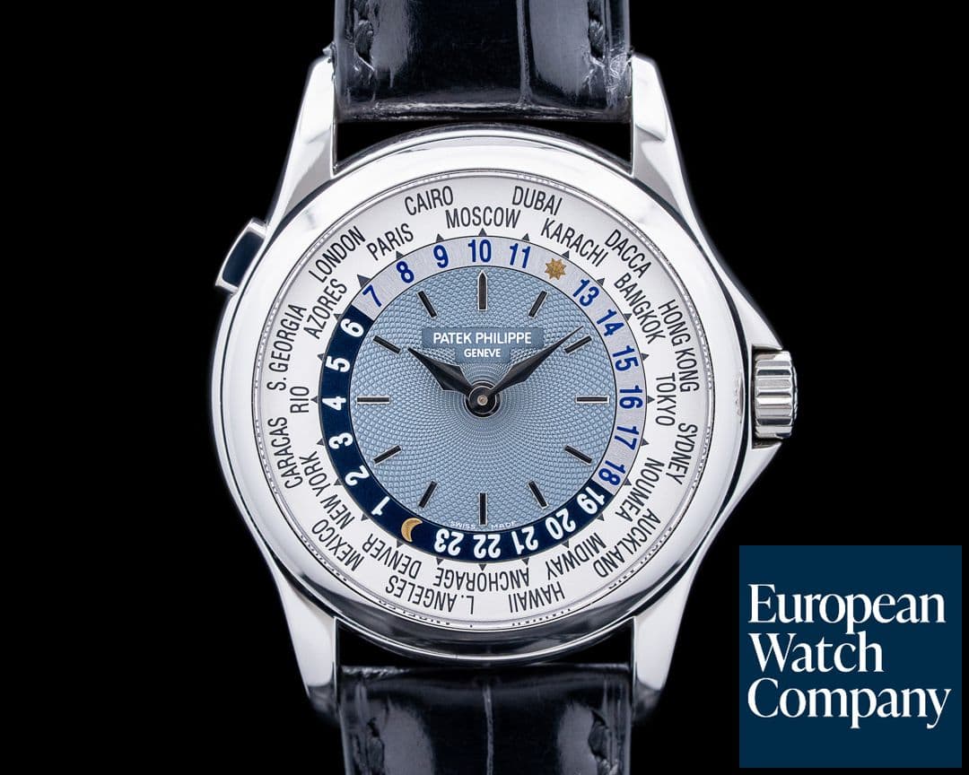 Image of Patek Philippe 5110P World Time Platinum Blue Dial