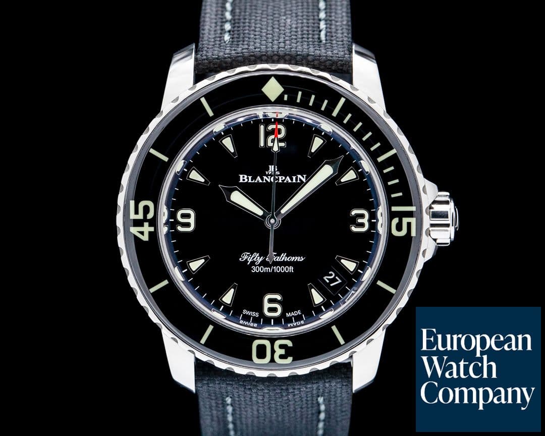 Image of Blancpain 5010 Fifty Fathoms Automatique SS Black Dial 2025