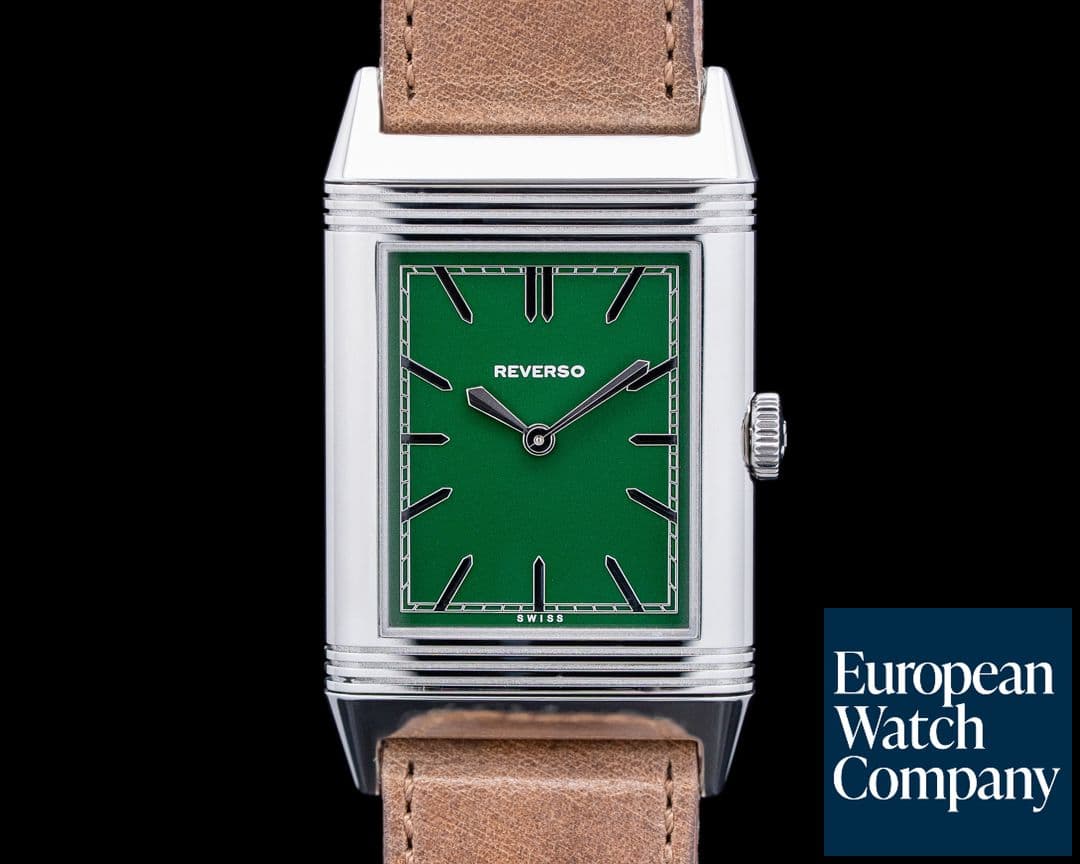 Image of Jaeger LeCoultre Q278853L Grande Reverso Ultra Thin London Boutique Edition SS Green Dial