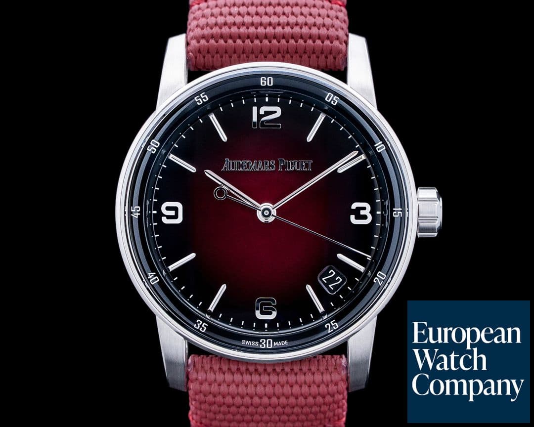 Image of Audemars Piguet 15210BC Code 11.59 Automatic 18K White Gold Burgundy Dial