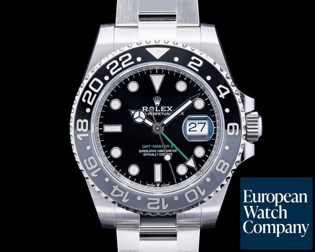Image of Rolex 126710GRNR GMT-Master II "Bruce Wayne" SS Black Dial 2025 UNWORN