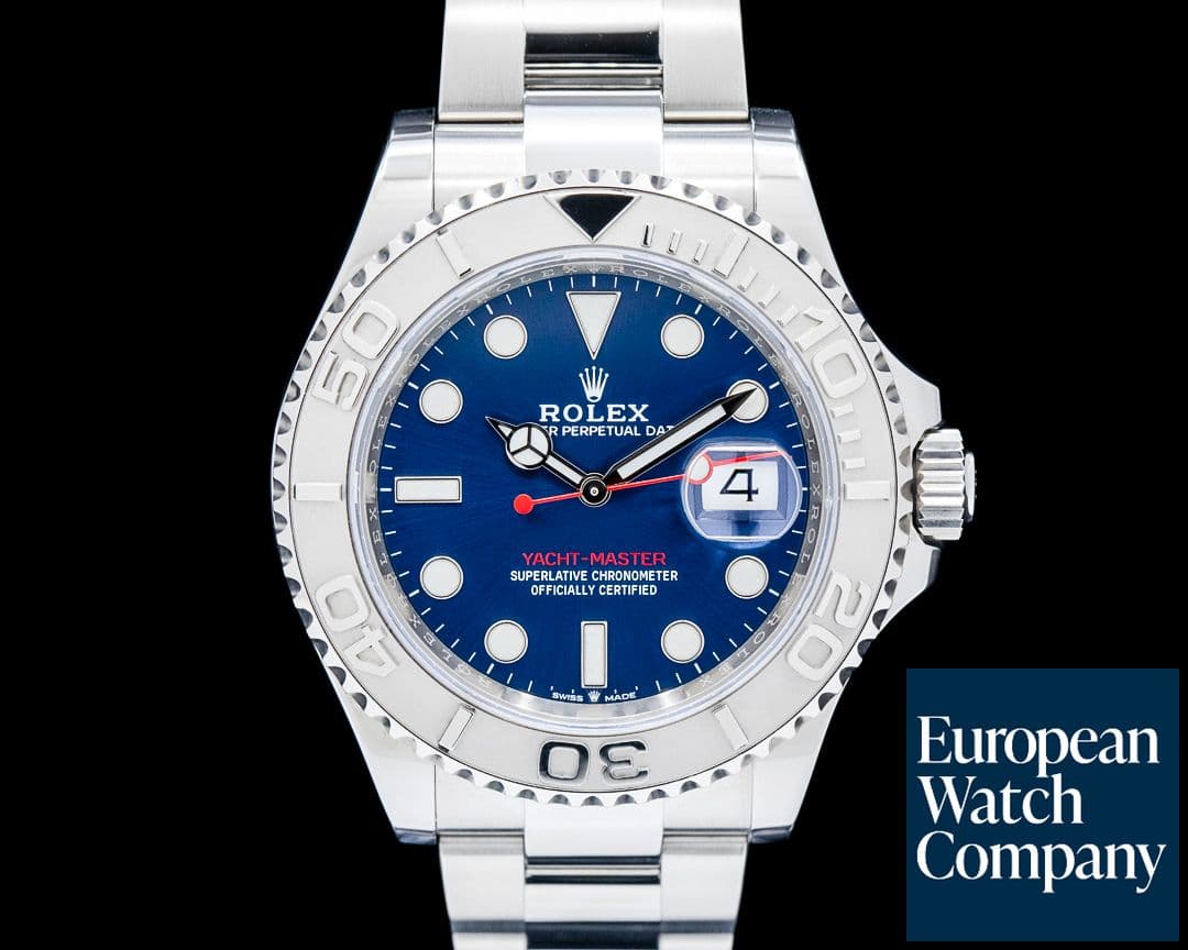 Image of Rolex 126622 Yacht-Master 40MM Platinum Bezel SS Blue Dial