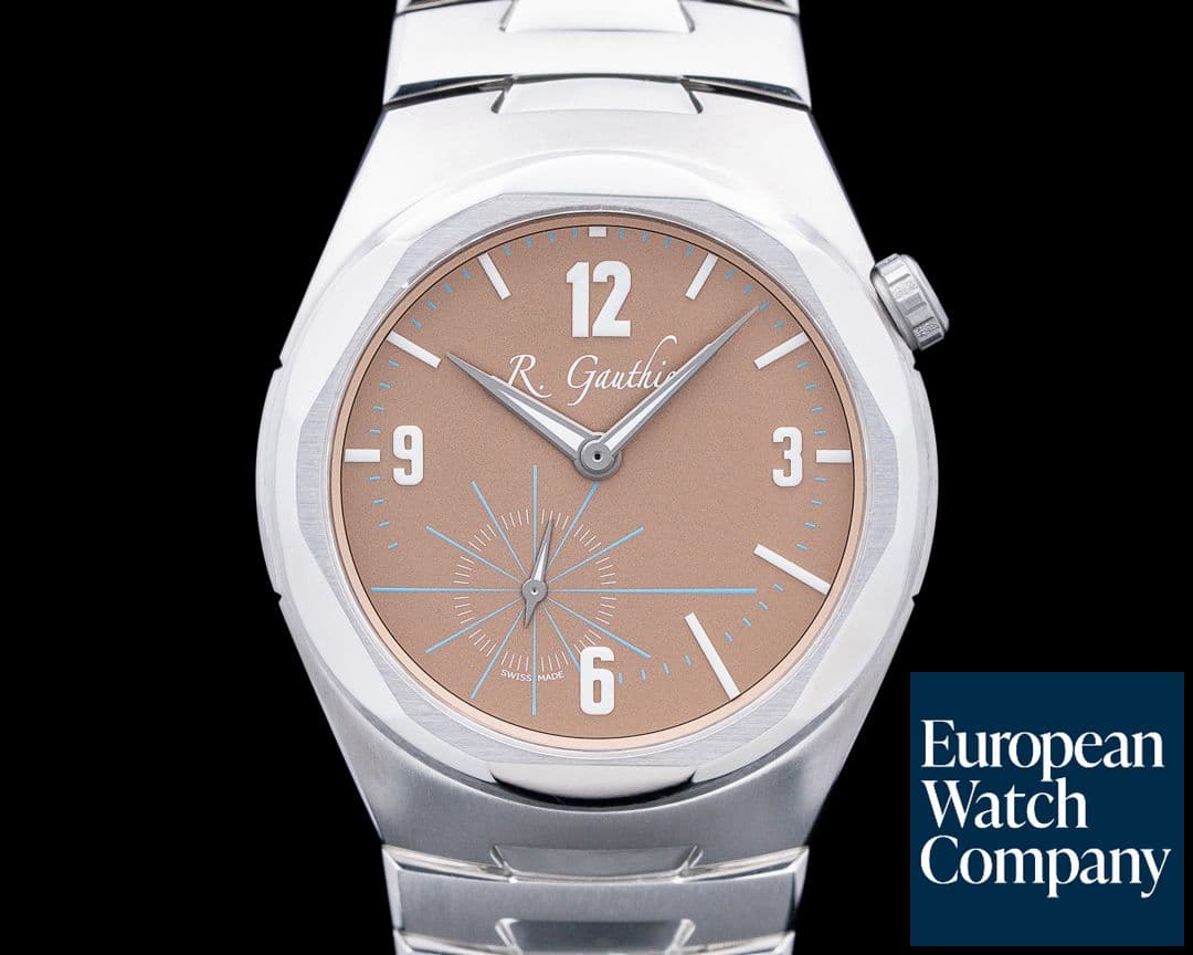 Image of Romain Gauthier MON00581 C Titanium Salmon Dial