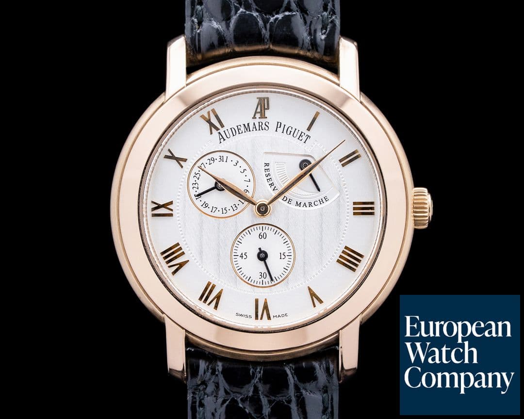 Image of Audemars Piguet 25955OR Jules Audemars 18K Rose Gold Silver Dial