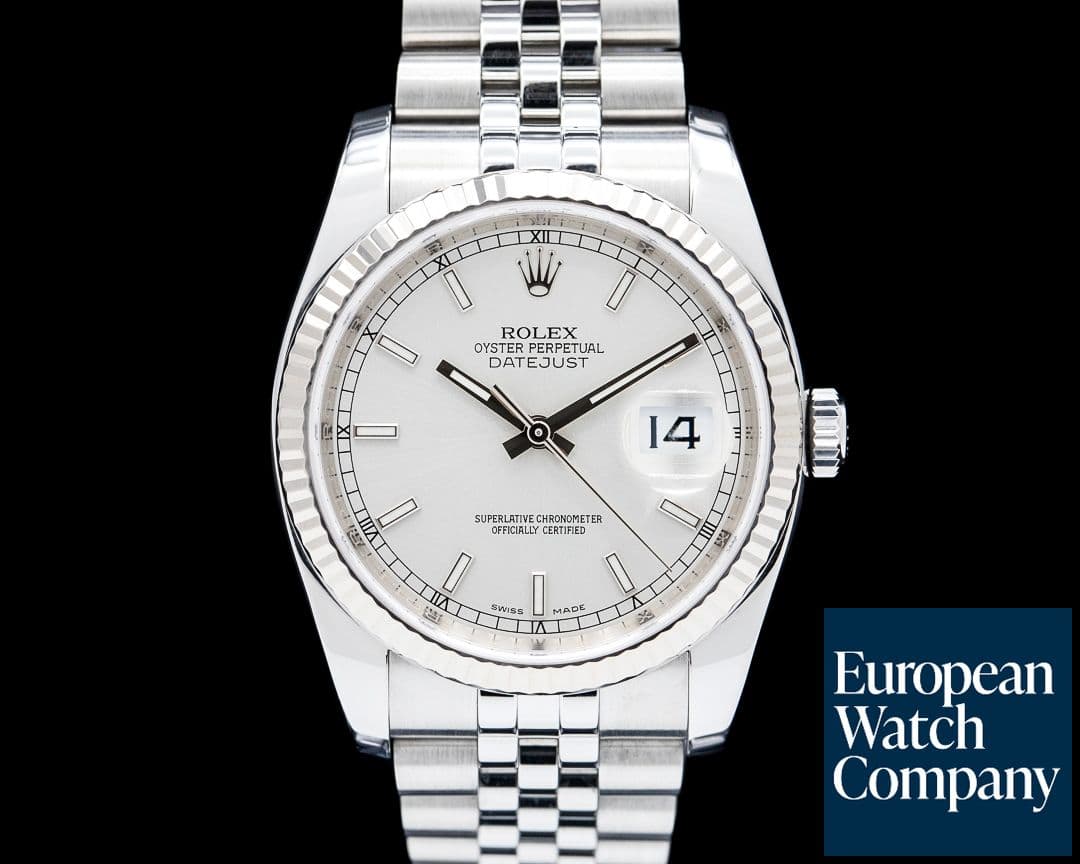 Image of Rolex 116234 Datejust 36MM SS Silver Dial