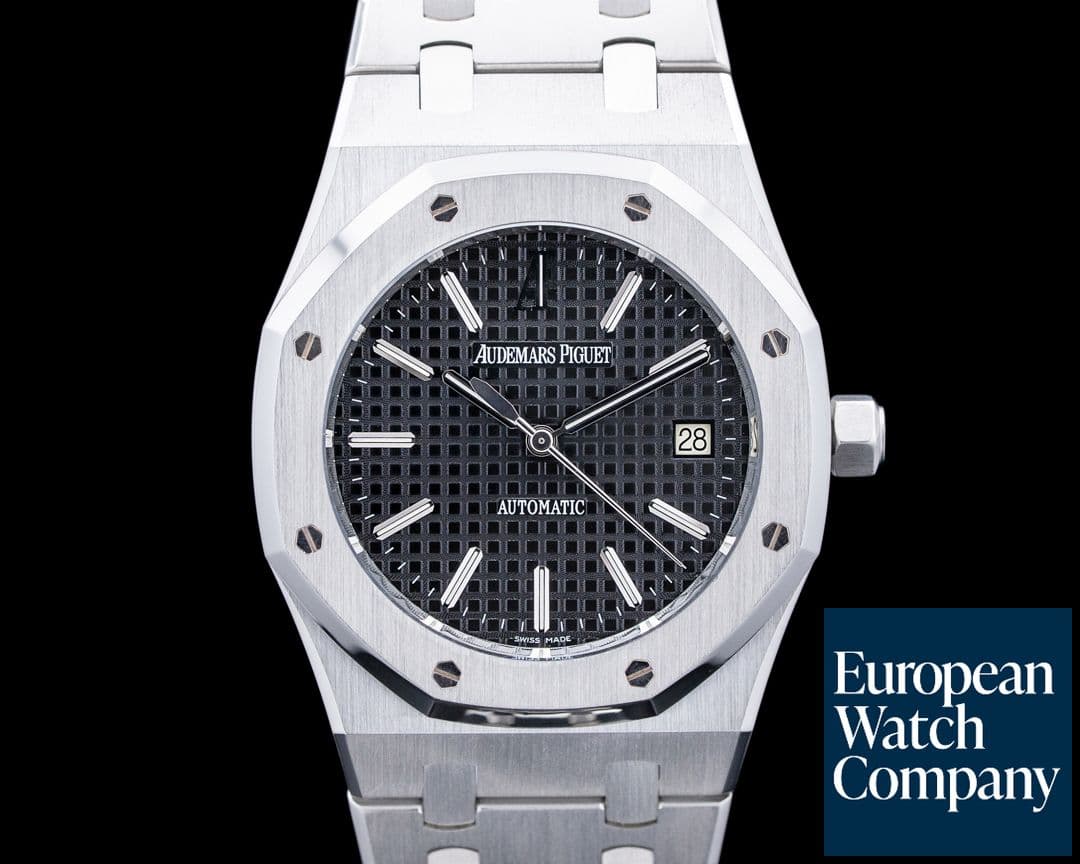 Image of Audemars Piguet 15300ST Royal Oak SS Black Dial
