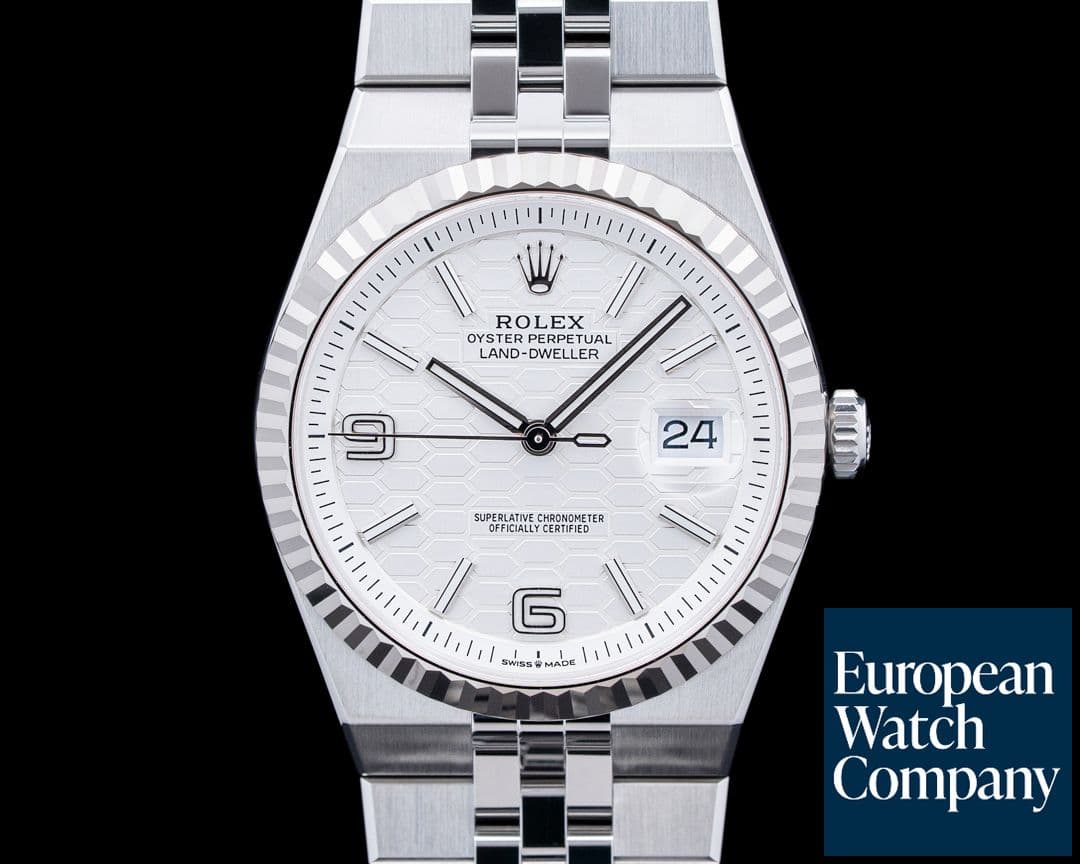 Image of Rolex 127334 Land-Dweller 40MM SS White Dial 2025