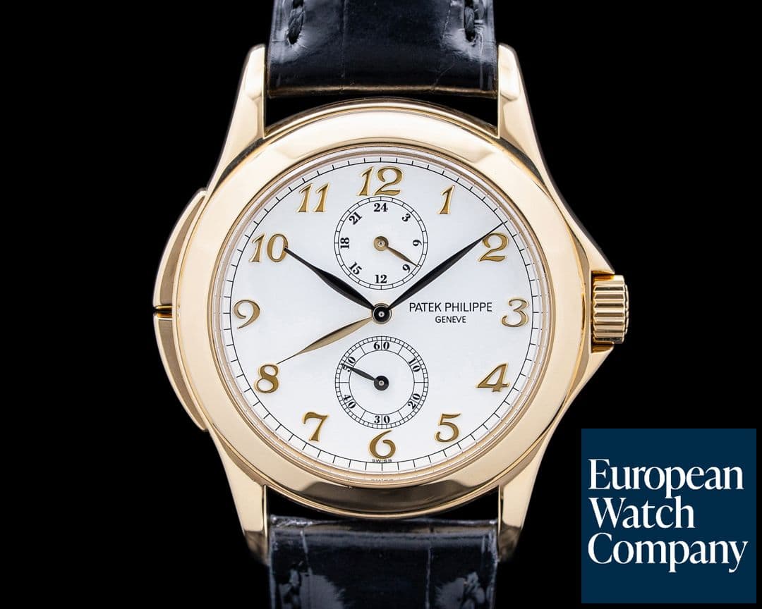 Image of Patek Philippe 5134J-001 Travel Time 18K Yellow Gold White Dial