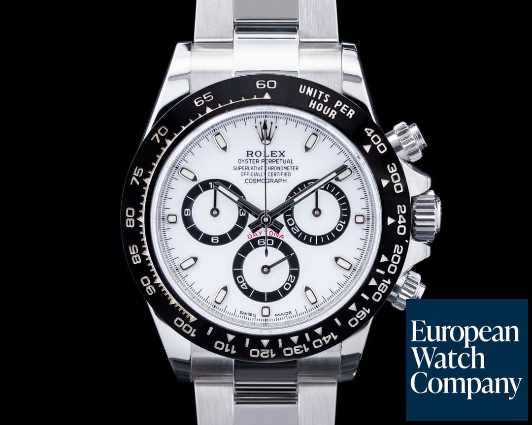 Image of Rolex 116500LN Daytona "Panda" Ceramic SS White Dial