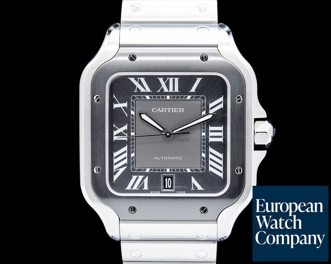 Image of Cartier WSSA0037 Santos de Cartier SS Gray Dial 2025