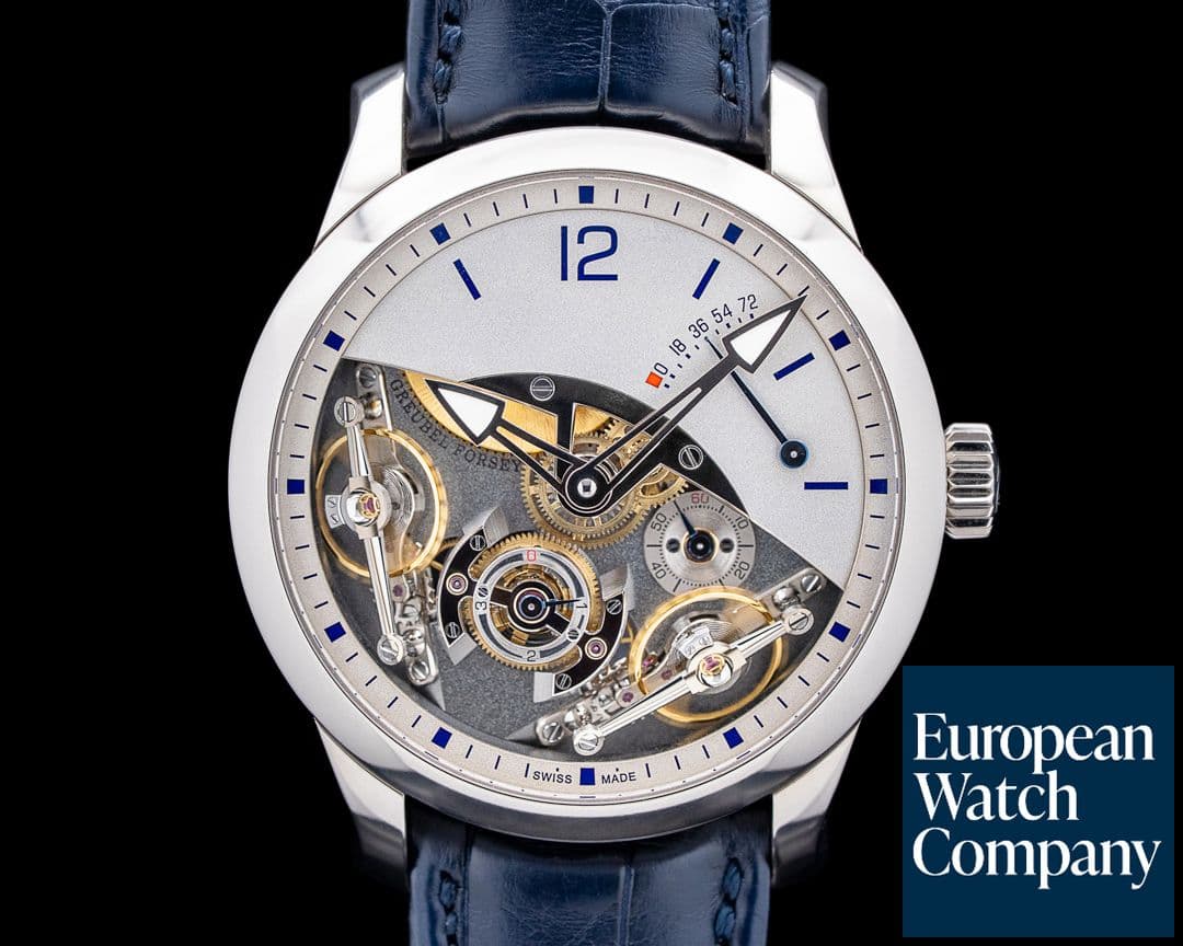 Image of Greubel Forsey Double Balancier 18K White Gold Skeleton Dial