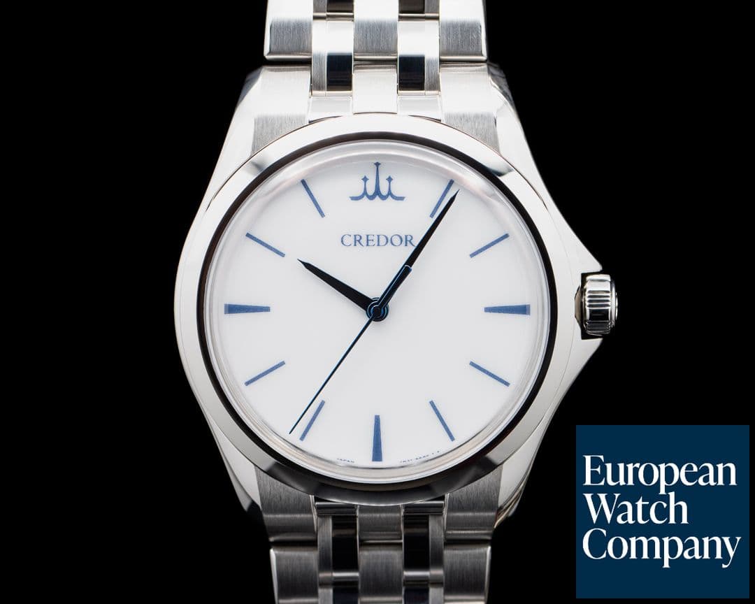 Image of Credor GCLX999 Kuon SS White Porcelain Dial