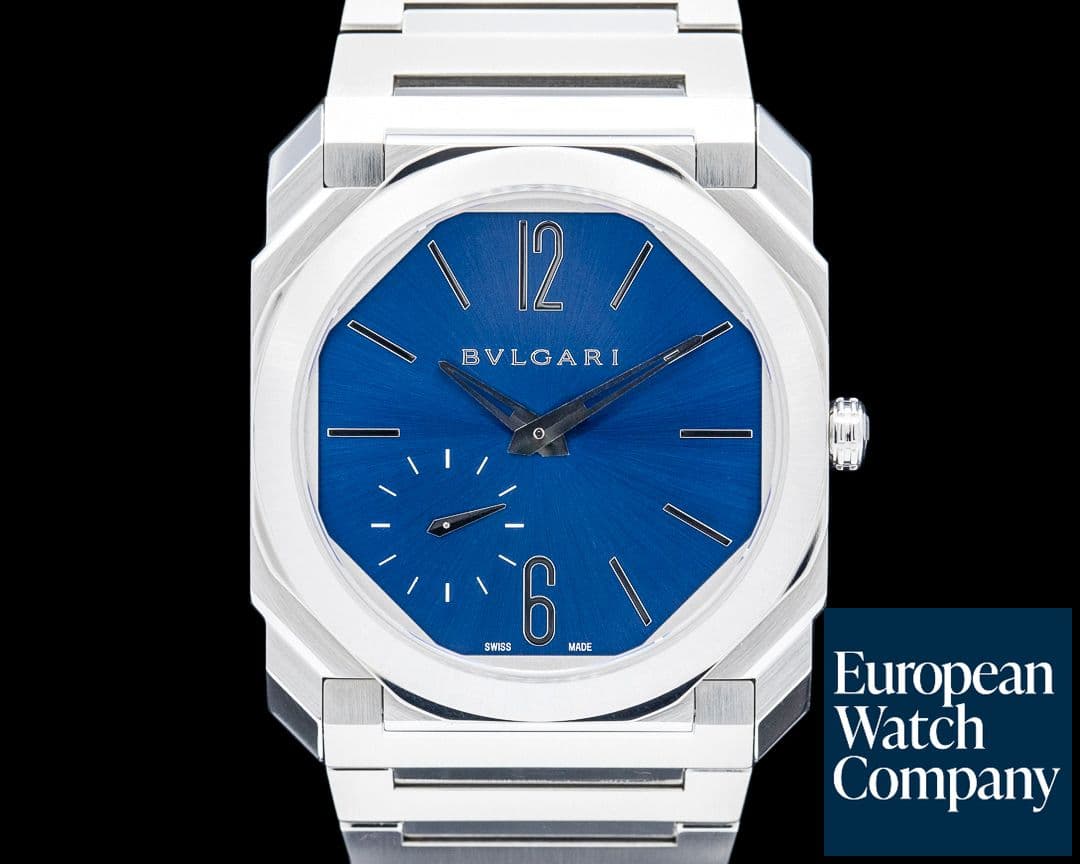 Image of Bulgari 103431 Octo Finissimo Automatic SS Blue Dial