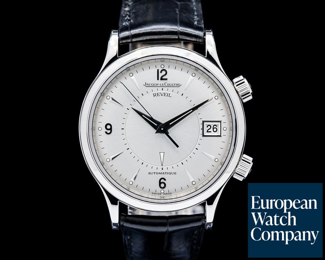 Image of Jaeger LeCoultre 141.8.97 Master Reveil Memovox SS Silver Dial