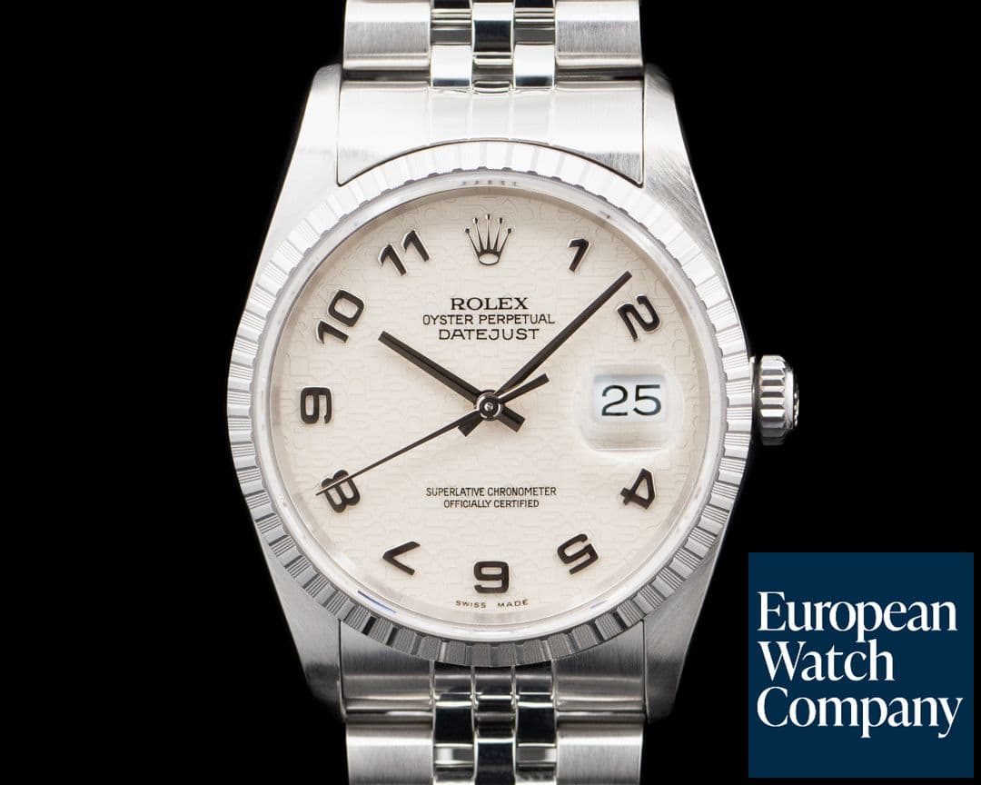 Image of Rolex 16220 Datejust Steel White Dial