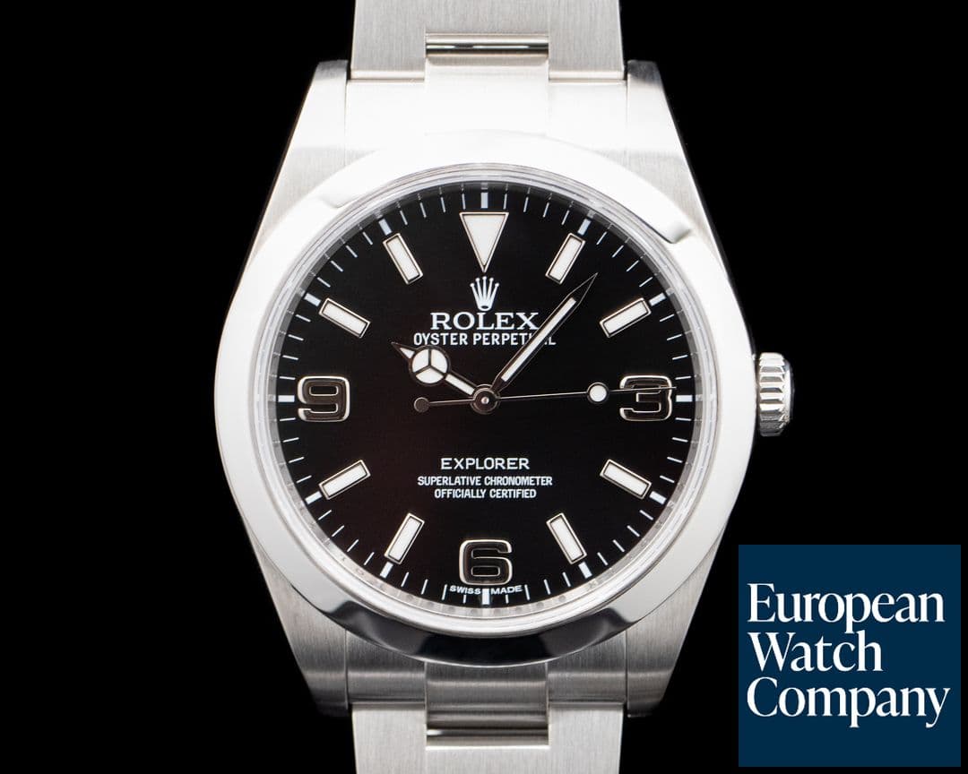 Image of Rolex 214270 Explorer I SS Black Dial