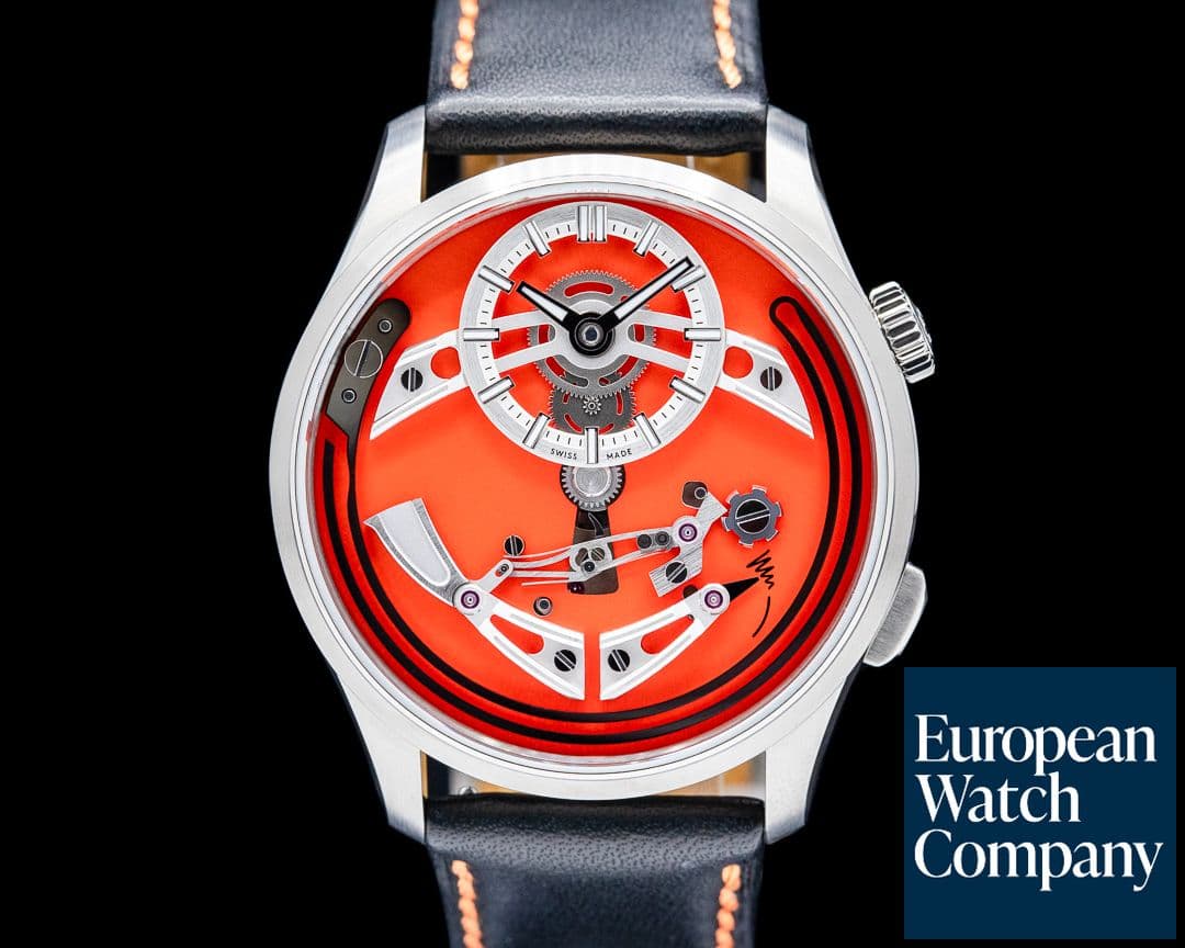 Image of Christopher Ward C01-41APT1-PHNIX C1 Bel Canto x Phoenix "Volcano Orange" Dial LE