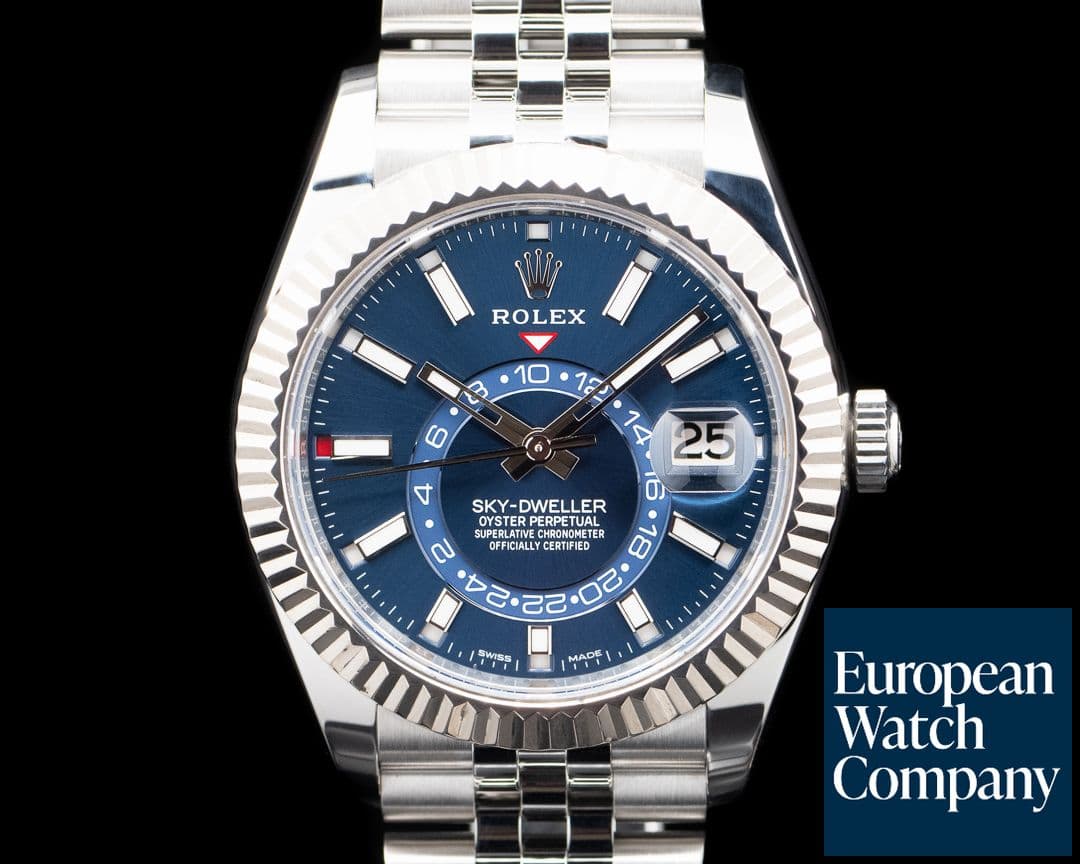 Image of Rolex 326934 Sky-Dweller SS Blue Dial