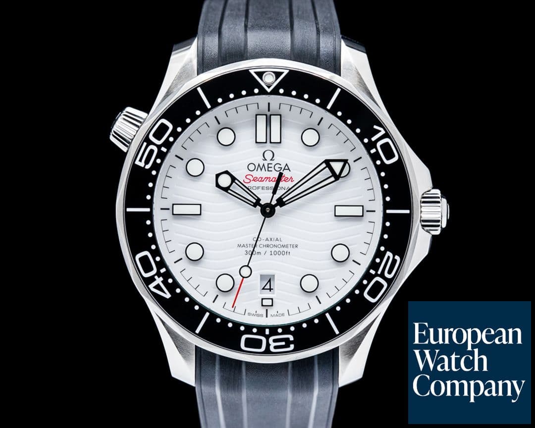 Image of Omega Seamaster Diver 300M Ceramic SS White Dial