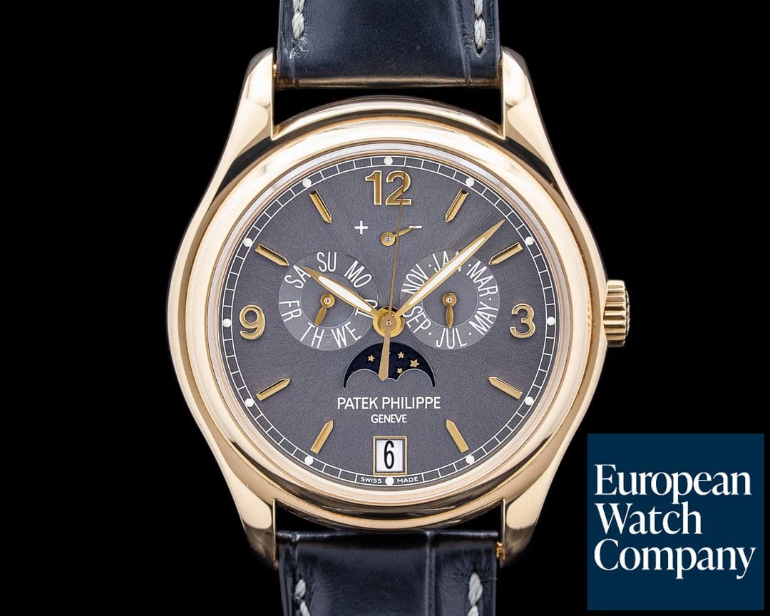 Image of Patek Philippe 5146J-010 Annual Calendar Moonphase 18K Yellow Gold Gray Dial