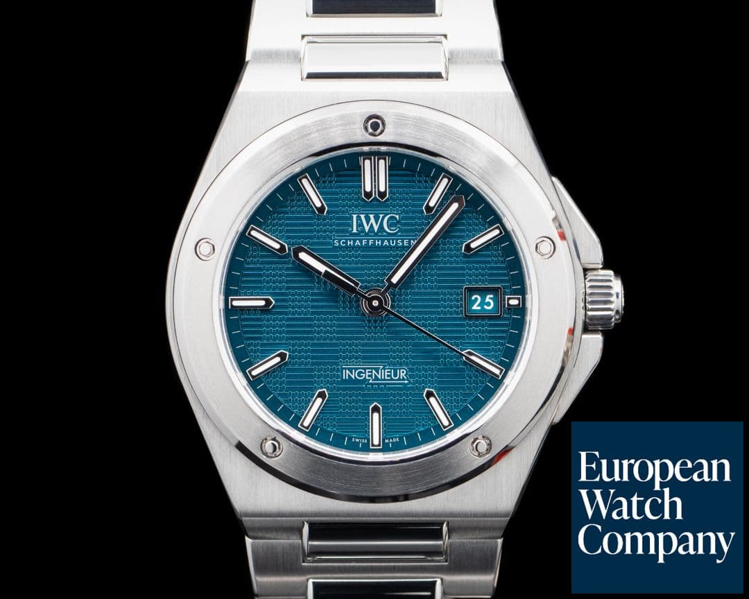 Image of IWC IW328903 Ingenieur Automatic 40 SS Aqua Blue Dial