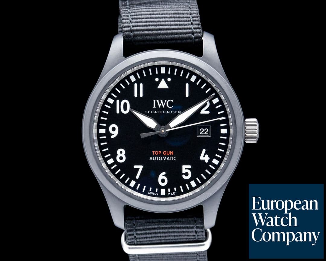Image of IWC IW326901 Pilot Automatic TOP GUN Ceramic Black Dial