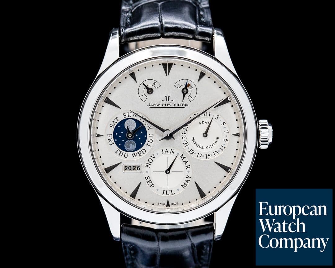 Image of Jaeger LeCoultre Q1618420 Master Eight Days Perpetual SS Silver Dial