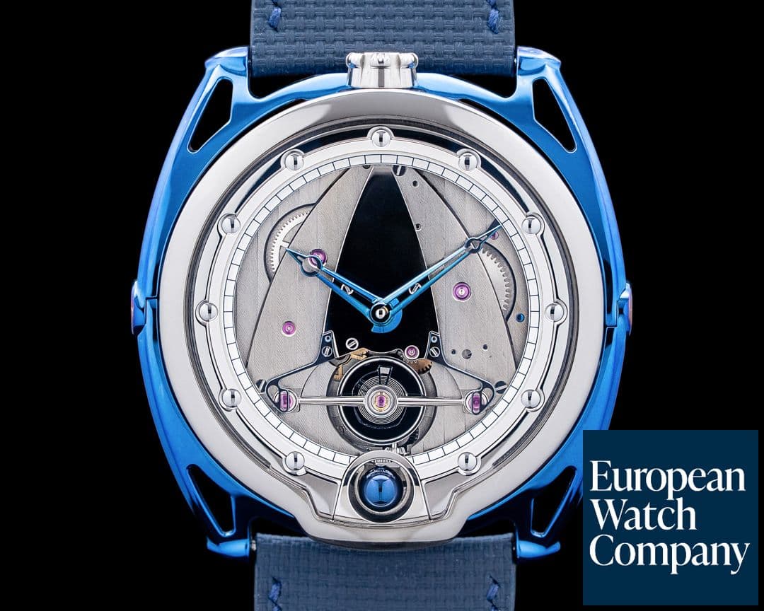Image of De Bethune DB28 Manual Wind Avant-Garde Titanium Silver Dial