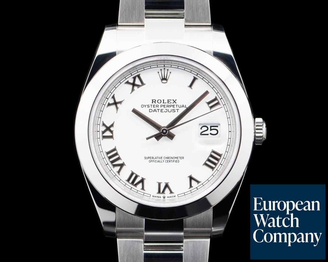 Image of Rolex 126300 Datejust 41 SS White Dial
