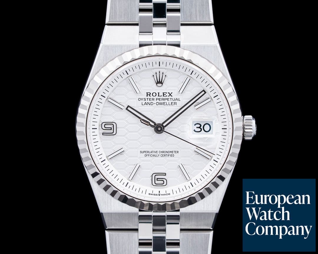 Image of Rolex 127234 Land-Dweller 36MM SS White Dial 2025