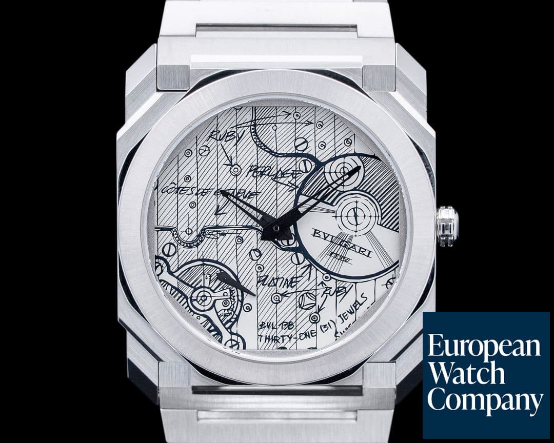 Image of Bulgari 104163 Octo Finissimo Automatic SS Sketch Dial UNWORN