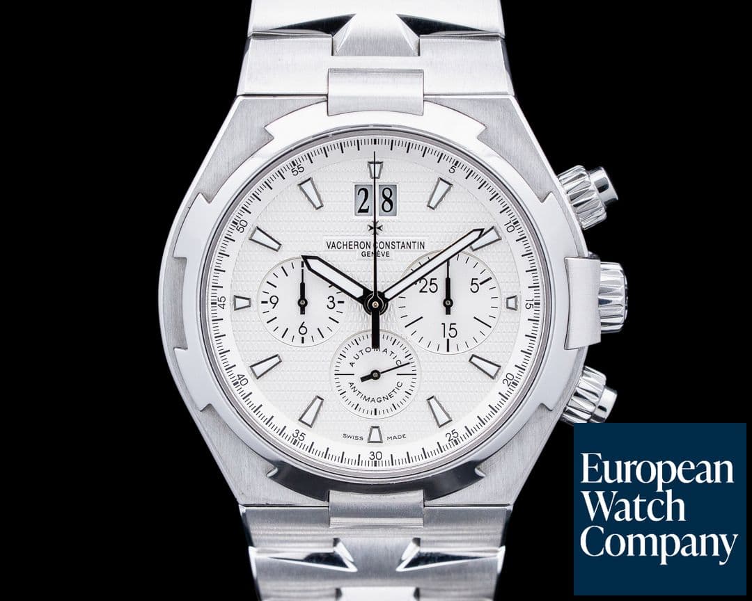 Image of Vacheron Constantin 49150 Overseas Chronograph SS Silver Dial