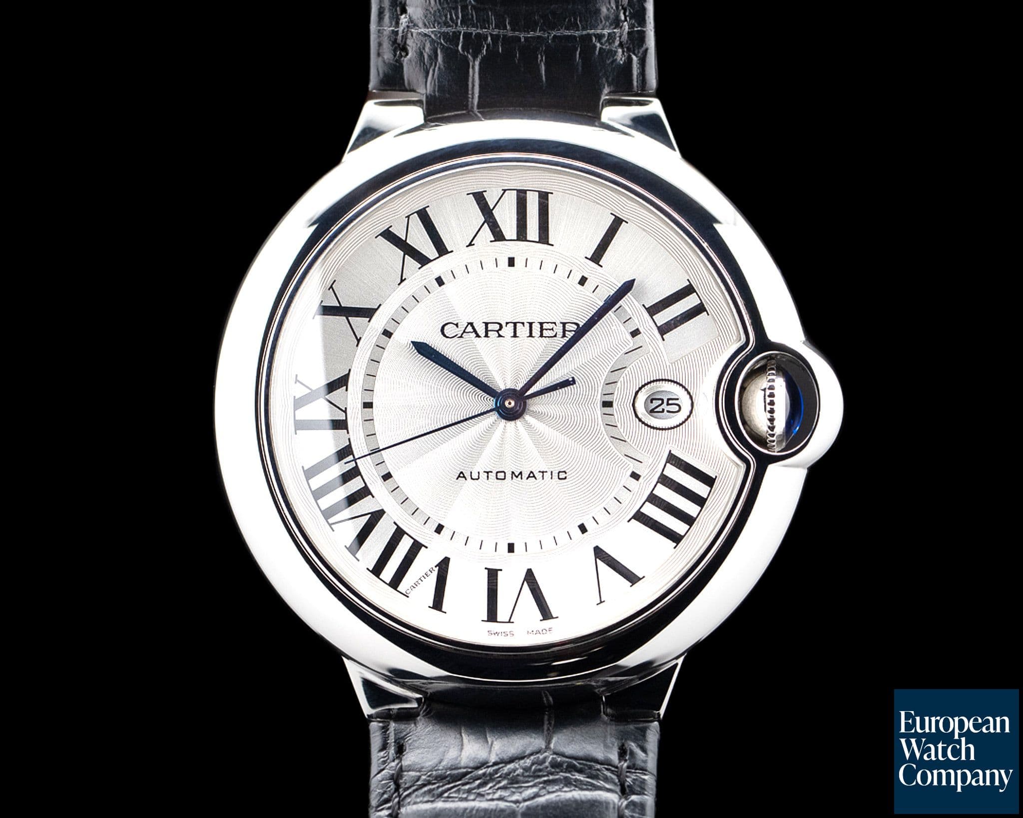 Image of Cartier W69016Z4 Ballon Bleu de Cartier SS Silver Dial