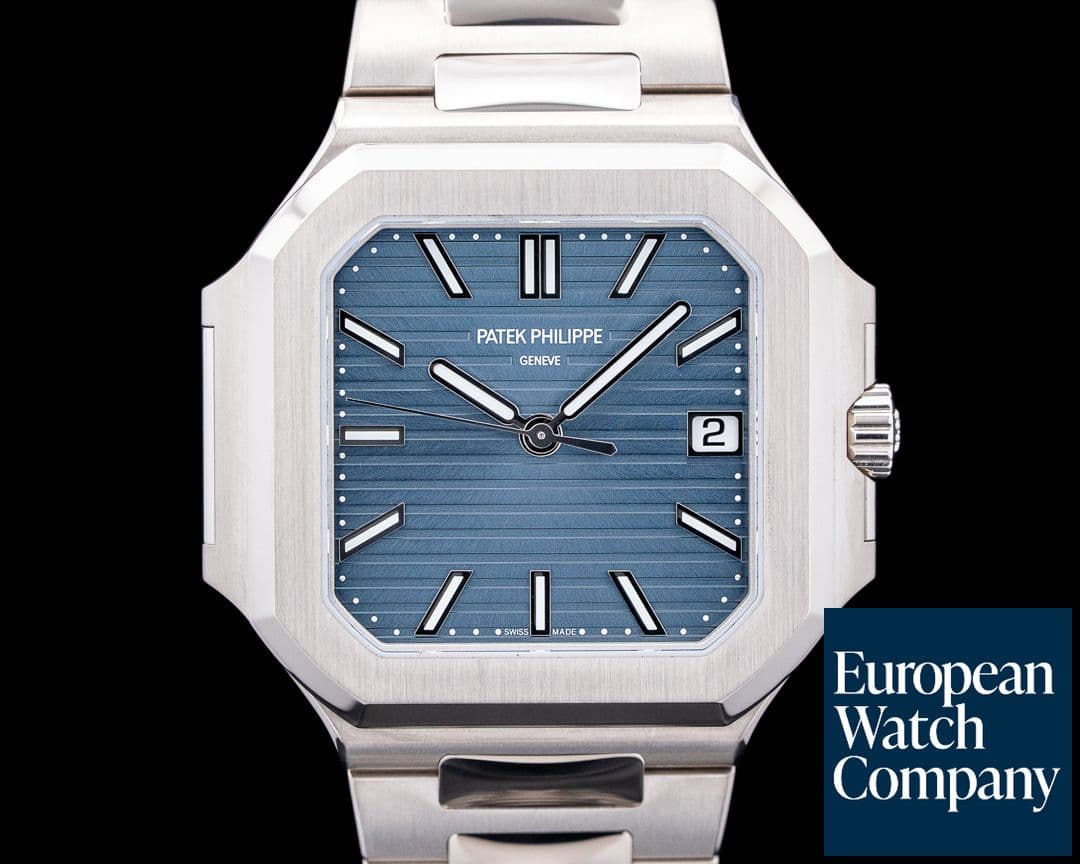 Image of Patek Philippe 7128/1G-001 Cubitus 18K White Gold Sunburst Blue Dial 2026